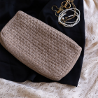 BY LOHN - Tiger Mel Knitted Clutch