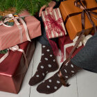 BLACK COLOUR - COFFEE BCHEATHER SOCK