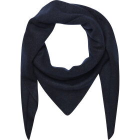 FRAU - NAVY GENEVE CASHMERE SCARF LAR