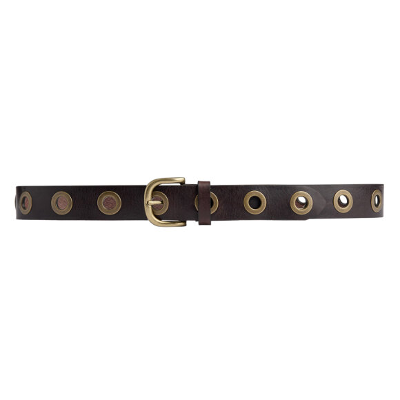 DEPECHE - DARK BROWN JEANS BELT