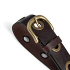 DEPECHE - DARK BROWN JEANS BELT