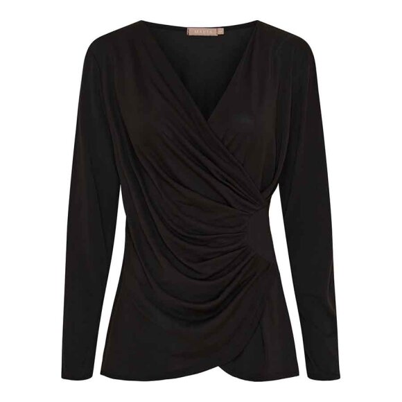 MARTA - BLACK MDC PRIMOSE BLOUSE MARTA - BLACK MDC PRIMOSE BLOUSE