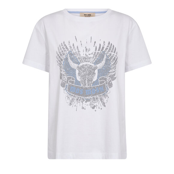 MOS MOSH - WHITE MMWASHA O-SS TEE