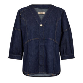 MOS MOSH - DARK BLUE MMBARI CRISPY SHIRT