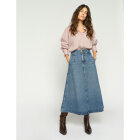 MOS MOSH - MID BLUE MMLEALA DENIM SKIRT