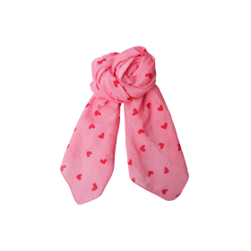 BLACK COLOUR - PINK RED BCCLAUDINE MINI SCARF