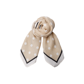 BLACK COLOUR - BEIGE BCANNELI MINI SCARF