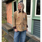 SISSEL EDELBO - CAMEL ORG COTTON CARA JACKET