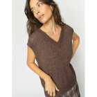 MOS MOSH - COFFEE QUARTZ MMMAPE V-NECK KN