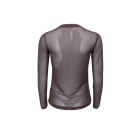 BLACK COLOUR - COFFEE BCANNIE MESH BLOUSE