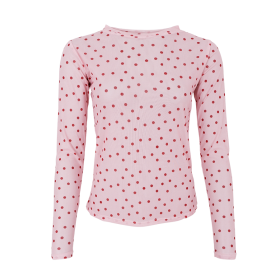 BLACK COLOUR - ROSE DOT BCANNIE MESH BLOUSE