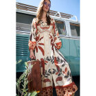 LOLLYS LAUNDRY - CREME SARAI LL DRESS 3/4