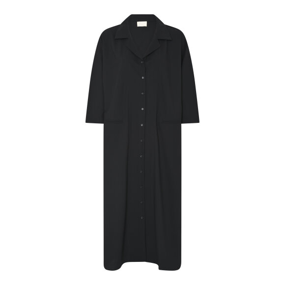 FRAU - BLACK BERLIN LONG LIGHT WOOL D