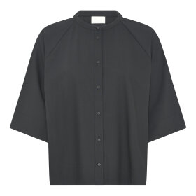 FRAU - BLACK ABU DHABI LIGHT WOOL SHI