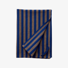 HÅNDPLUKKET - BRUN/BLÅ RAFU VISKESTYKKE