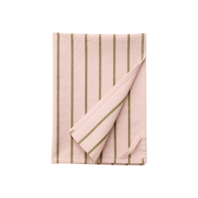 HÅNDPLUKKET - GRØN/LYSERØD KINU VISKESTYKKE