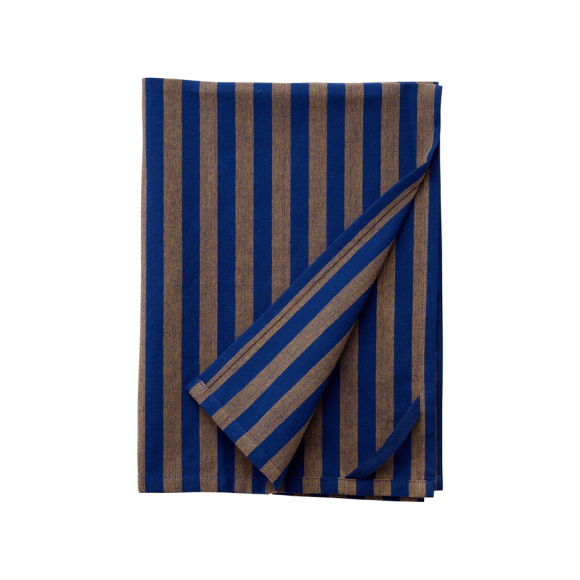 HÅNDPLUKKET - BRUN/BLÅ RAFU VISKESTYKKE