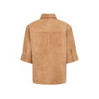 MOS MOSH - TAN MMSIGGA SS SUEDE SHIRT