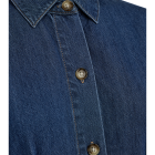 FREEQUENT - MED BLUE DENIM FQALIA-DRESS