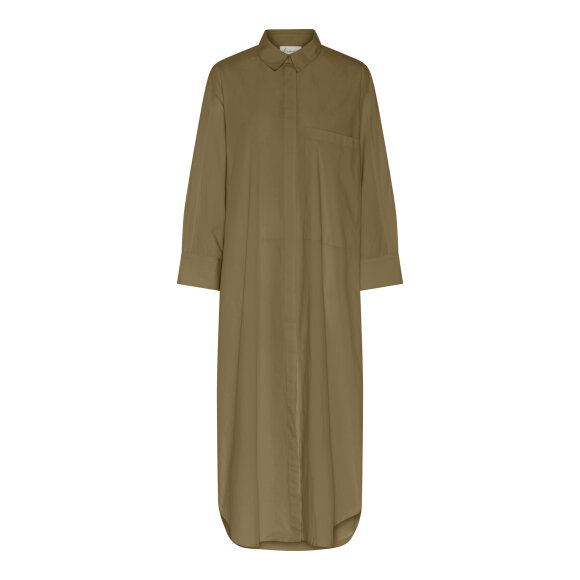 FRAU - MILITARY OLIVE LYON LONG DRESS