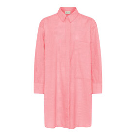 FRAU - HOT CORAL STRIPE LYON LS LONG