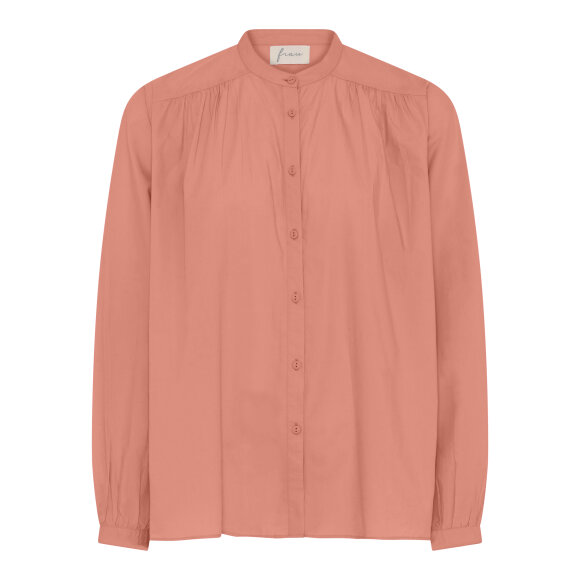 FRAU - CAMEO BROWN FLORENCE LS SHIRT