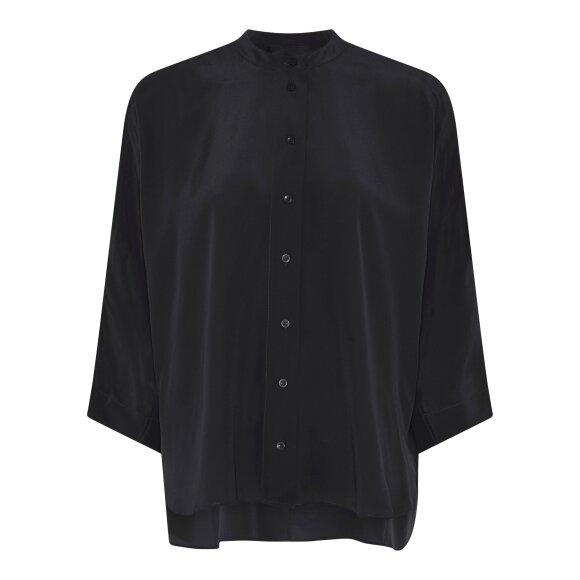 FRAU - BLACK SEOUL SHORT SILK CREPE