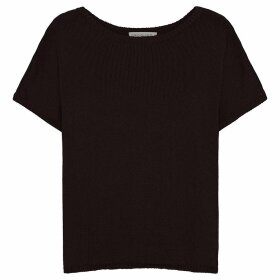 GROBUND - BLACK GOTS MERLE KNIT TEE