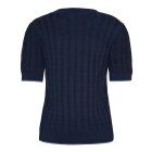 GROBUND - DARK BLUE GOTS ALMINE KNIT TEE