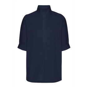 GROBUND - NAVY GOTS FLORA SHIRT GROBUND - NAVY GOTS FLORA SHIRT