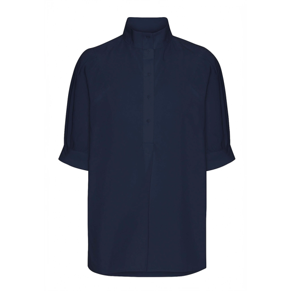 GROBUND - NAVY GOTS FLORA SHIRT