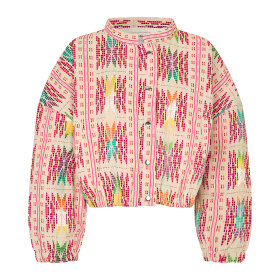 LOLLYS LAUNDRY - PINK LAALL JACKET LS