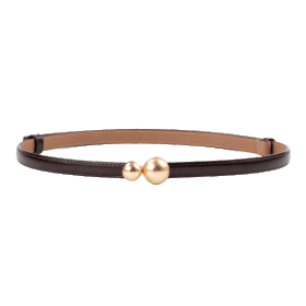 PLISSÈ COPENHAGEN  - BLACK CASSILA BELT