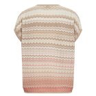 MOS MOSH - ECRU MMSHANI ZIG-ZAG KNOT KNIT