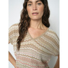 MOS MOSH - ECRU MMSHANI ZIG-ZAG KNOT KNIT