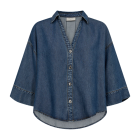 FREEQUENT - MED BLUE DENIM FQMILO-SHIRT