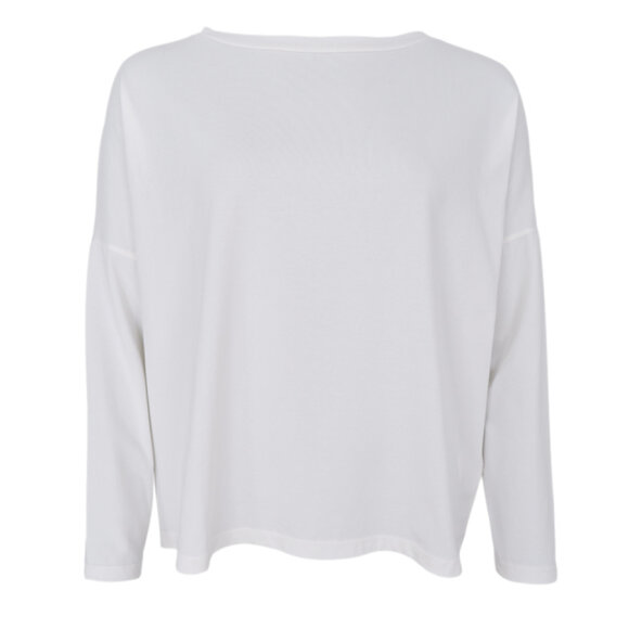 BLACK COLOUR - OFF WHITE BCMAY LOOSE LS BLOUS