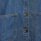 FREEQUENT - MED BLUE DENIM FQLISEA-JACKET