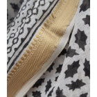 CRAFT SISTERS - BLACK BAGRU SCARF