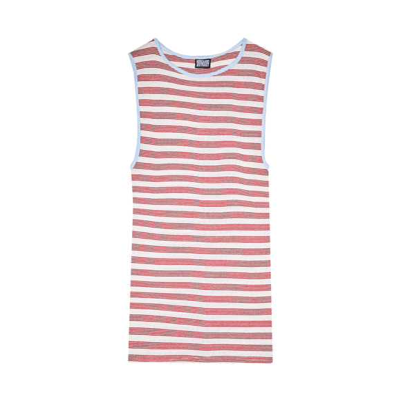 NØRGAARD PÅ STRØGET - ECRU/WINE/LT BLUE BW STRIPE TA