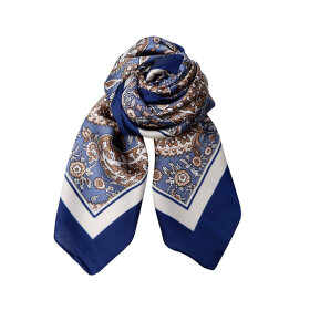 BLACK COLOUR - BLUE BCLIORA MINI SCARF