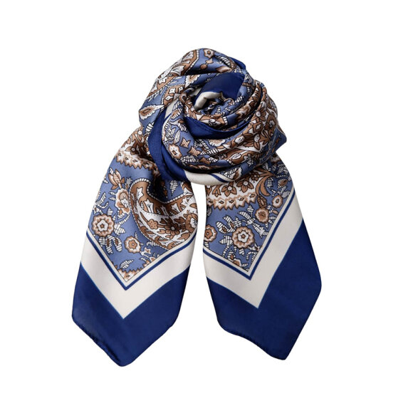 BLACK COLOUR - BLUE BCLIORA MINI SCARF BLACK COLOUR - BLUE BCLIORA MINI SCARF