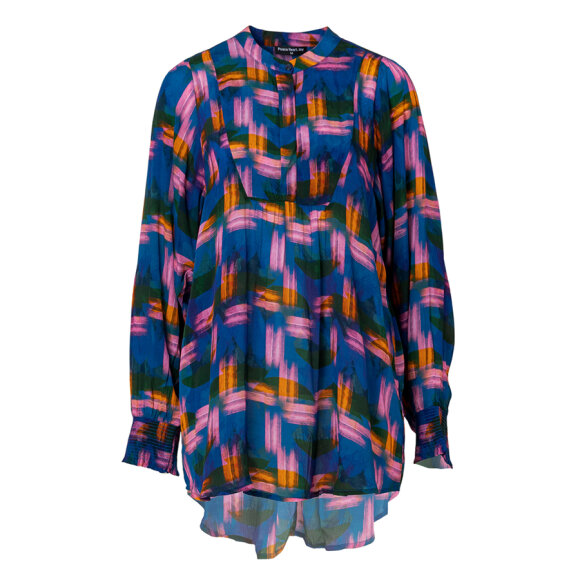 PEACE HEART JOY - PINK BLUE BELLA TOP PEACE HEART JOY - PINK BLUE BELLA TOP