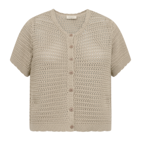 FREEQUENT - SILVER MINK FQTOTA-CARDIGAN