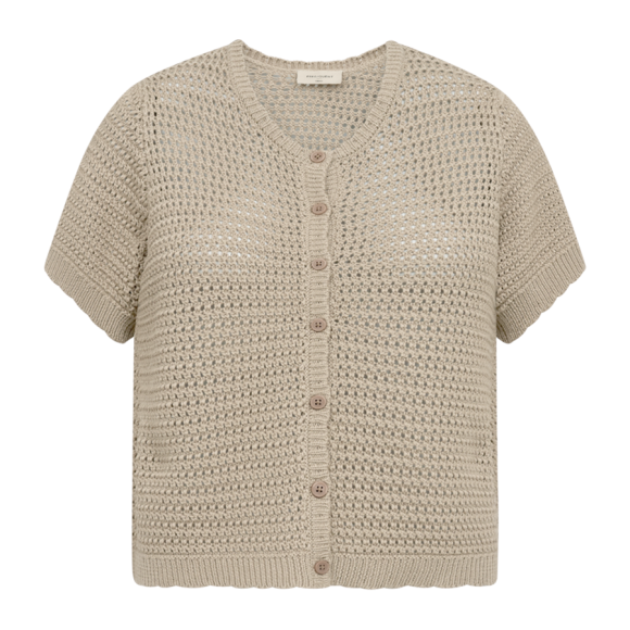 FREEQUENT - SILVER MINK FQTOTA-CARDIGAN