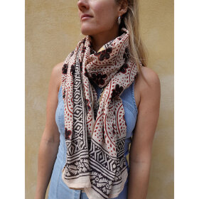 CRAFT SISTERS - BAGRU SCARF FLOWER