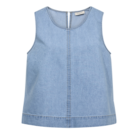 FREEQUENT - LIGHT BLUE DENIM FQLISEA-BLOUS