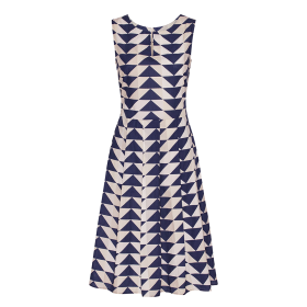 GROBUND - QUILT BLUE CHRISTIANE DRESS