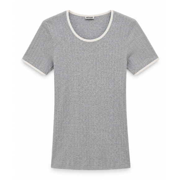 NØRGAARD PÅ STRØGET - LIGHT GREY/ECRU SHORT SLEEVE