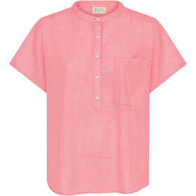 FRAU - HOT CORAL STRIPE COLOMBO SS TO